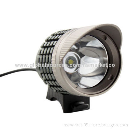 Night head lamp, Cree U2 LED, 4x 18650, 8.4V, 10 watt, 30 hours, aluminum bodyNew